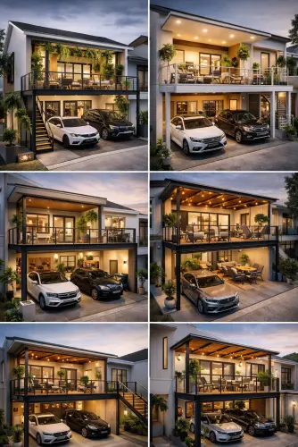 Mezannine Teras Rumah Keren di Pademangan
